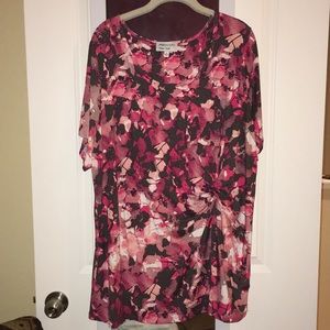 Prescott rose and grey tee